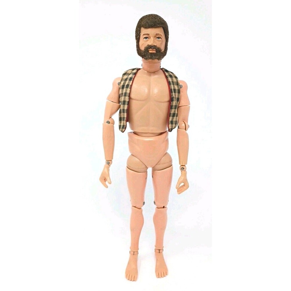 Vintage 1964 G.I. Joe Adventure Team Red Head Hard Hands w/ Vest